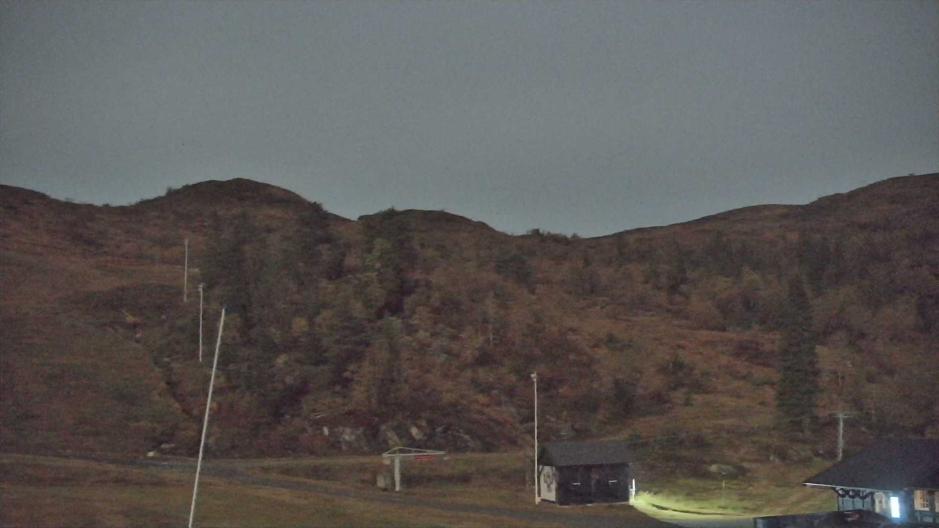 Voss Tråstølen snow cam captured at 25 September 2026 at 11:49 pm GMT+2