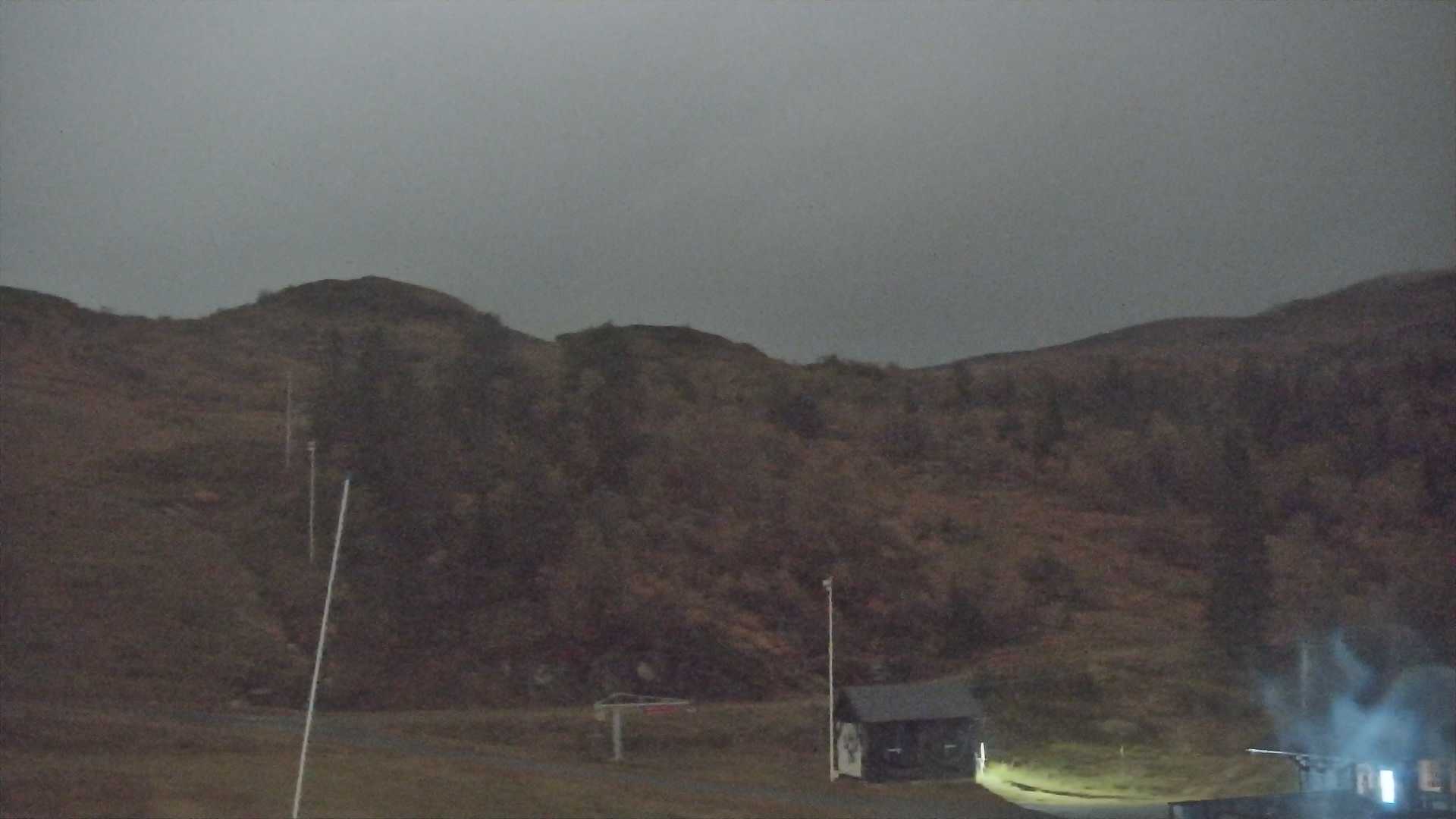 Voss Tråstølen snow cam captured at 26 September 2026 at 11:50 pm GMT+2