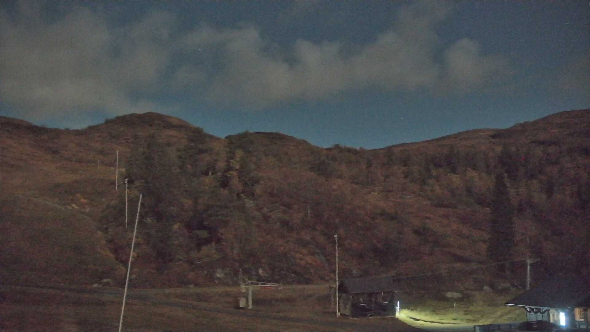 Voss Tråstølen snow cam captured at 28 September 2026 at 11:53 pm GMT+2