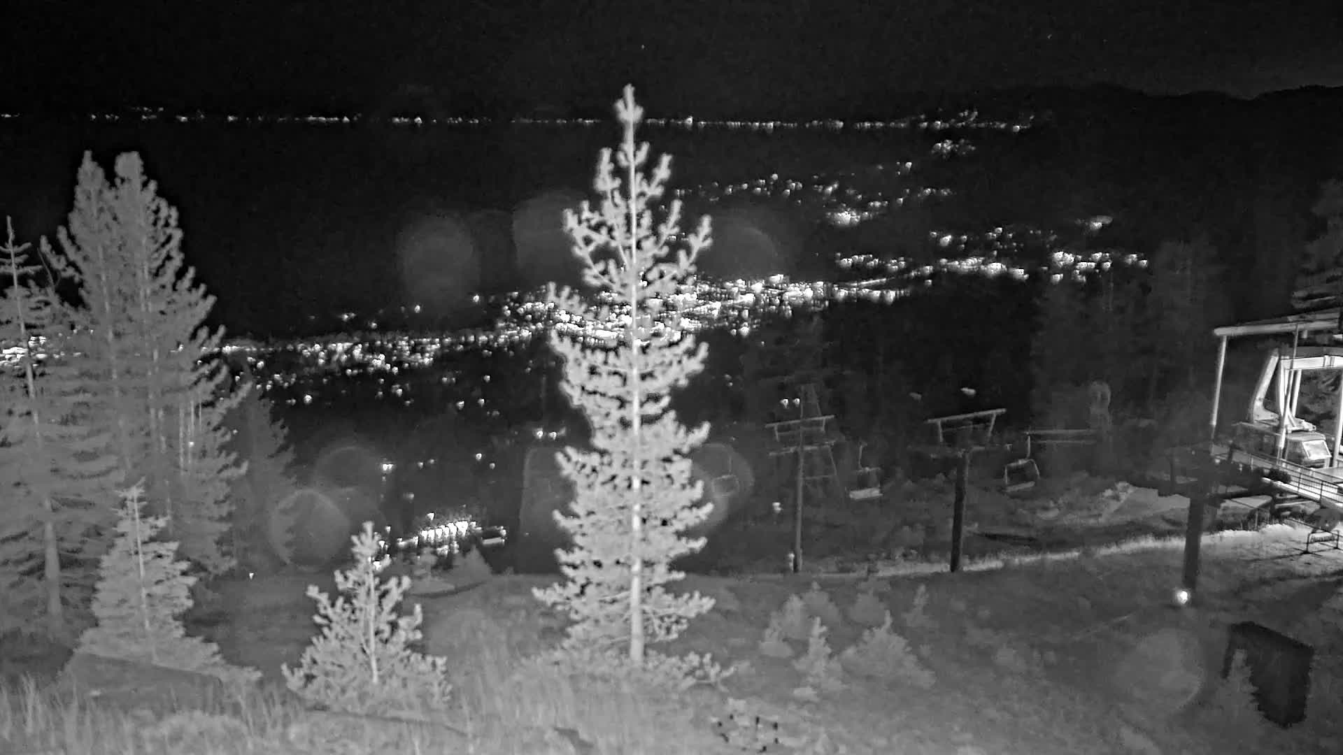 Heavenly Top of Tram snow cam captured at 3 October 2026 at 11:58 pm GMT-7