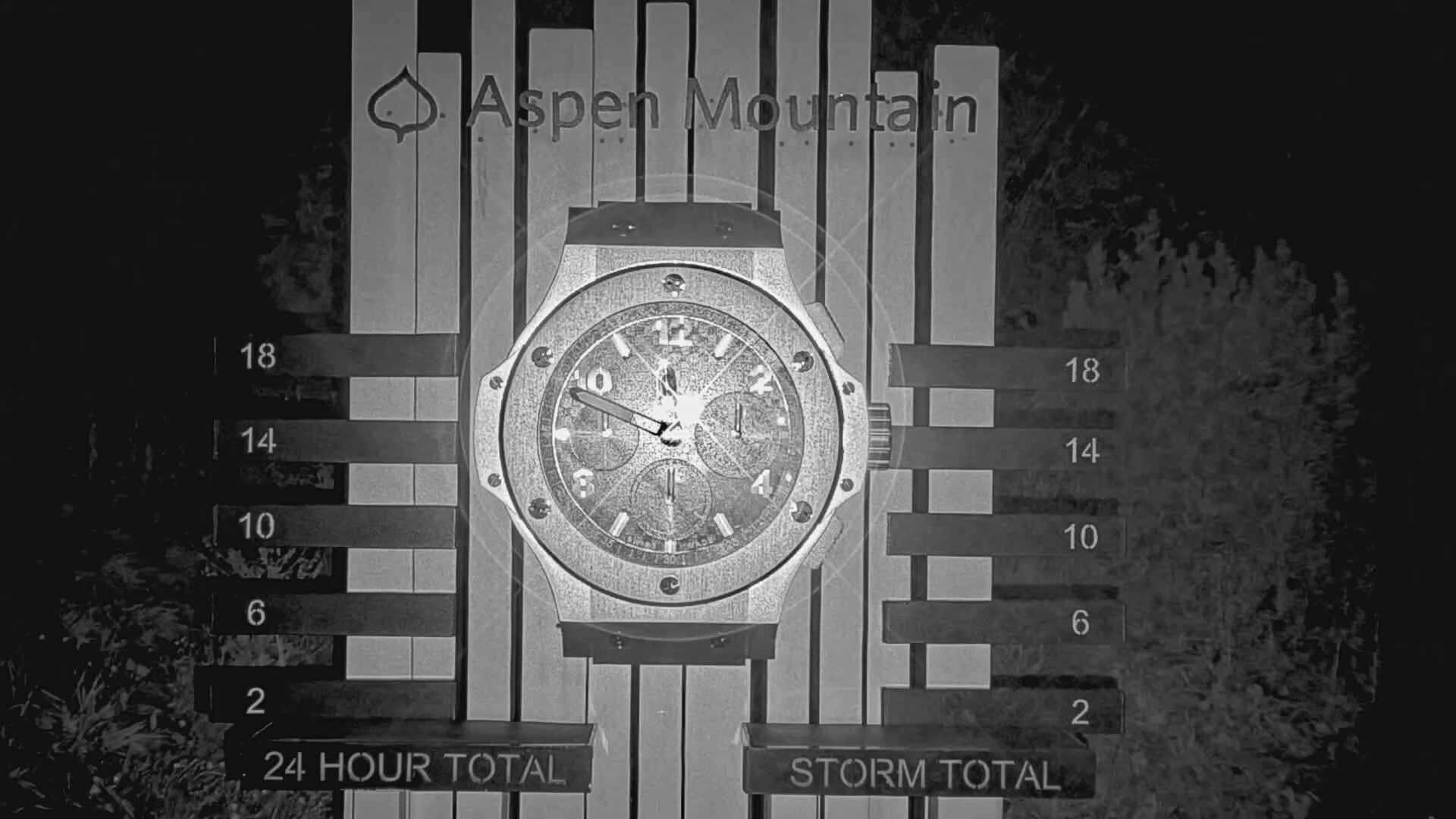 Aspen Aspen Mountain Snow Stake snow cam captured at 3 October 2026 at 11:50 pm GMT-6