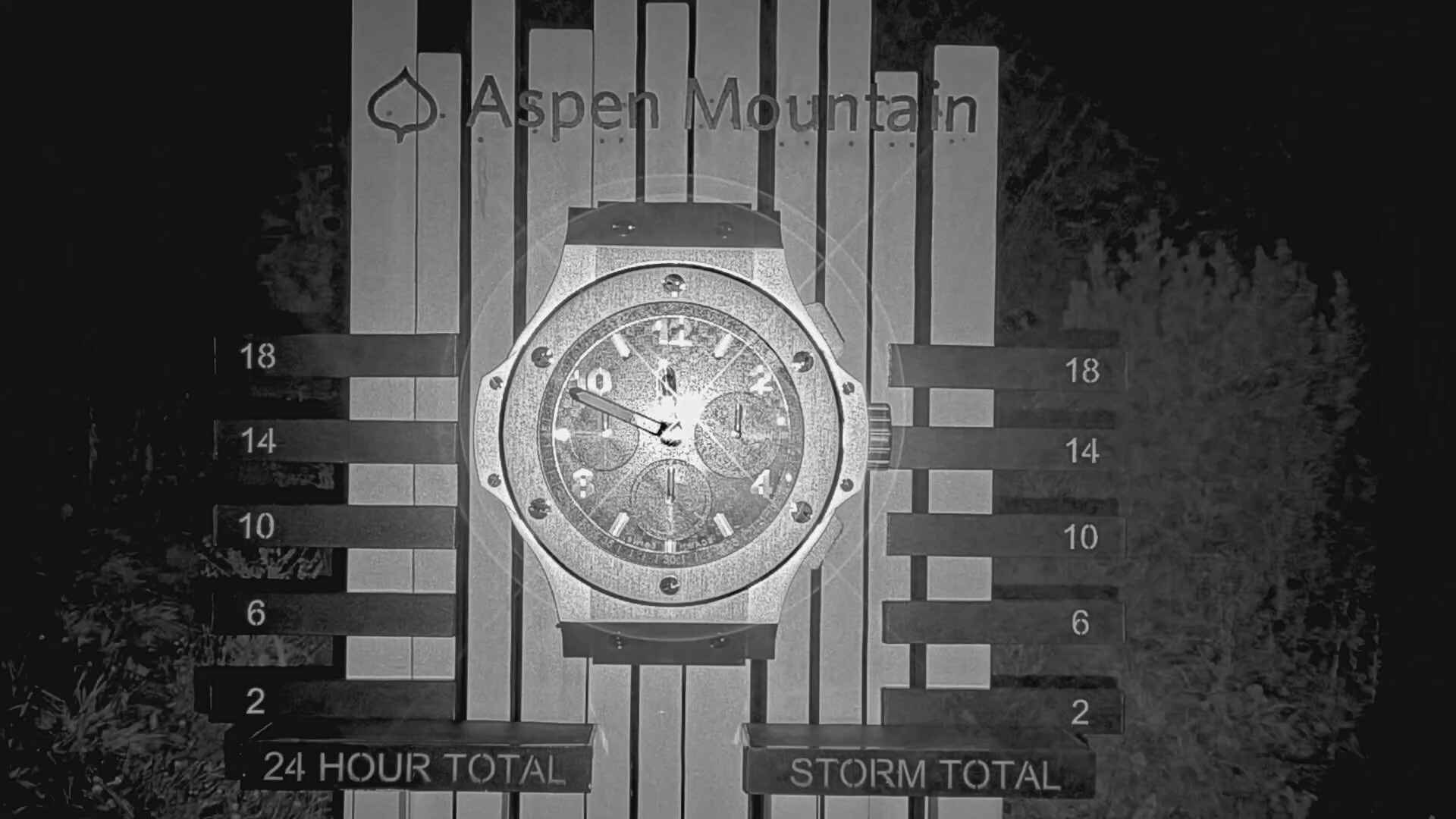 Aspen Aspen Mountain Snow Stake snow cam captured at 4 October 2026 at 11:51 pm GMT-6