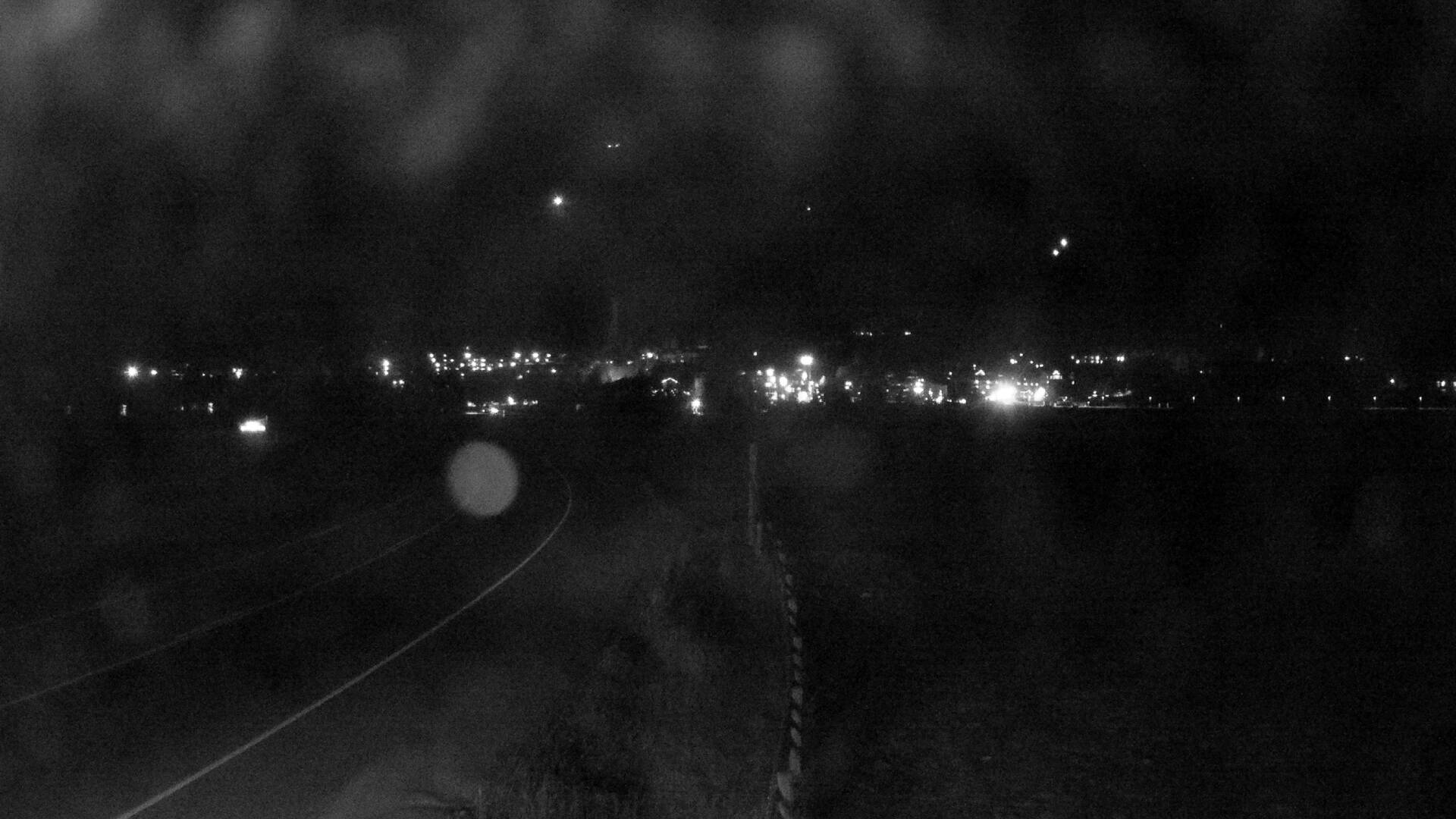 Jackson Hole Mountain View / Apres Vous from Teton Village snow cam captured at 5 October 2026 at 9:13 pm GMT-6