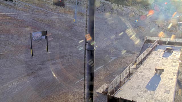 Mammoth Mountain Main Lodge snow cam captured at 5 October 2026 at 5:46 pm GMT-7