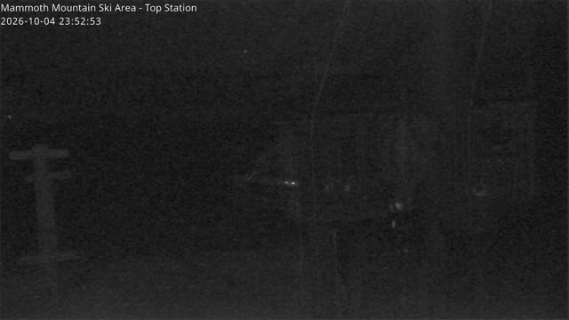 Mammoth Mountain The Summit snow cam captured at 4 October 2026 at 11:53 pm GMT-7