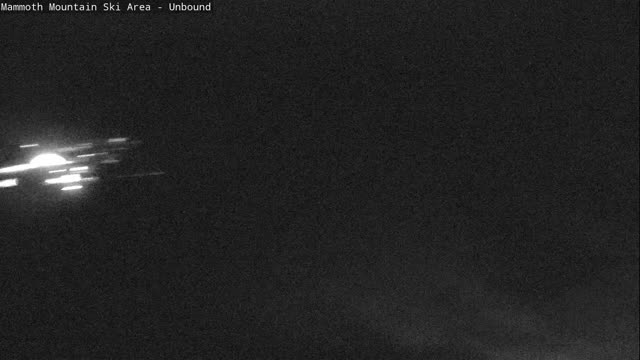 Mammoth Mountain Unbound Main Park snow cam captured at 3 October 2026 at 11:49 pm GMT-7