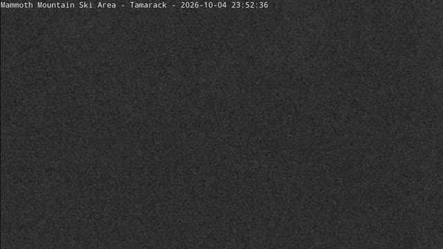Mammoth Mountain Tamarack XC Ski Center snow cam captured at 4 October 2026 at 11:52 pm GMT-7