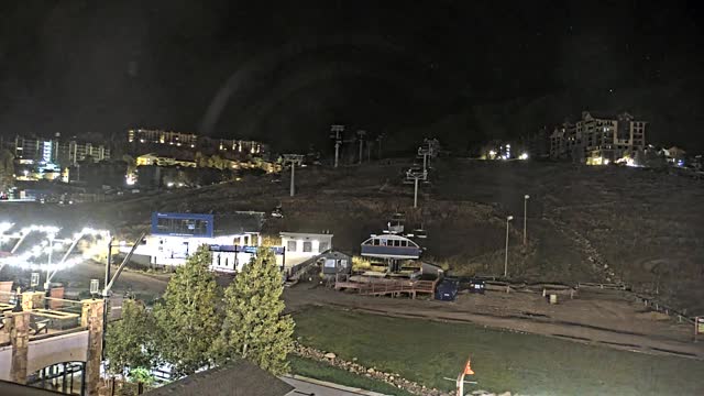 Steamboat Christie Peak Express & Wild Blue Gondola snow cam captured at 4 October 2026 at 11:53 pm GMT-6