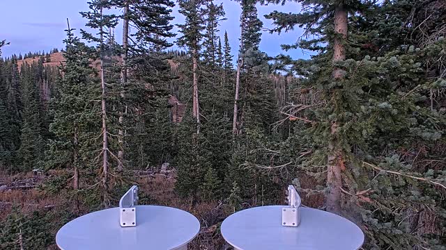 Steamboat Champagne Powder Snow Stake snow cam captured at 5 October 2026 at 6:53 pm GMT-6