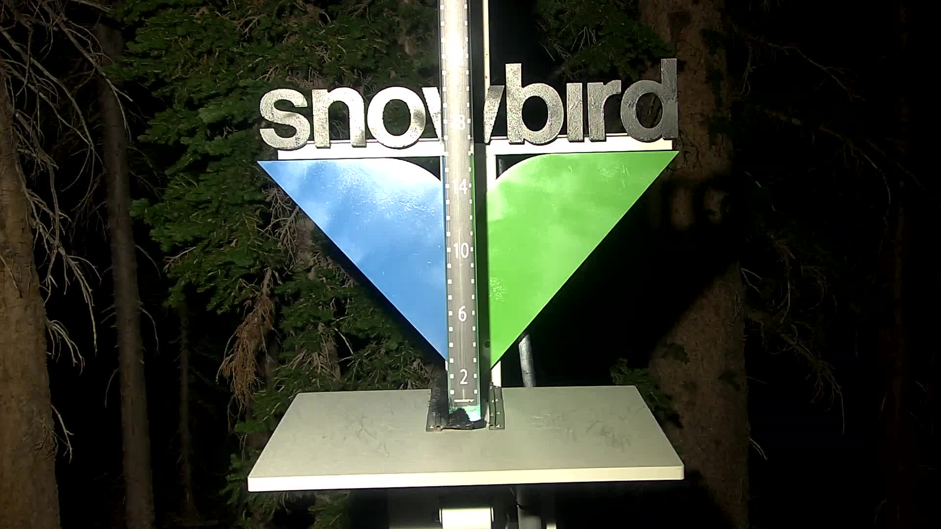 Snowbird Snowstake snow cam captured at 4 October 2026 at 11:49 pm GMT-6