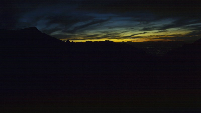 Snowbird Hidden Peak snow cam captured at 3 October 2026 at 7:50 pm GMT-6