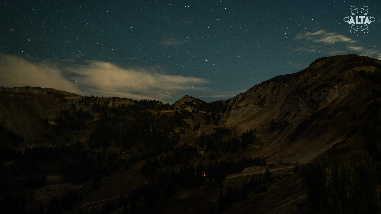 Alta Mount Baldy snow cam captured at 3 October 2026 at 11:52 pm GMT-6