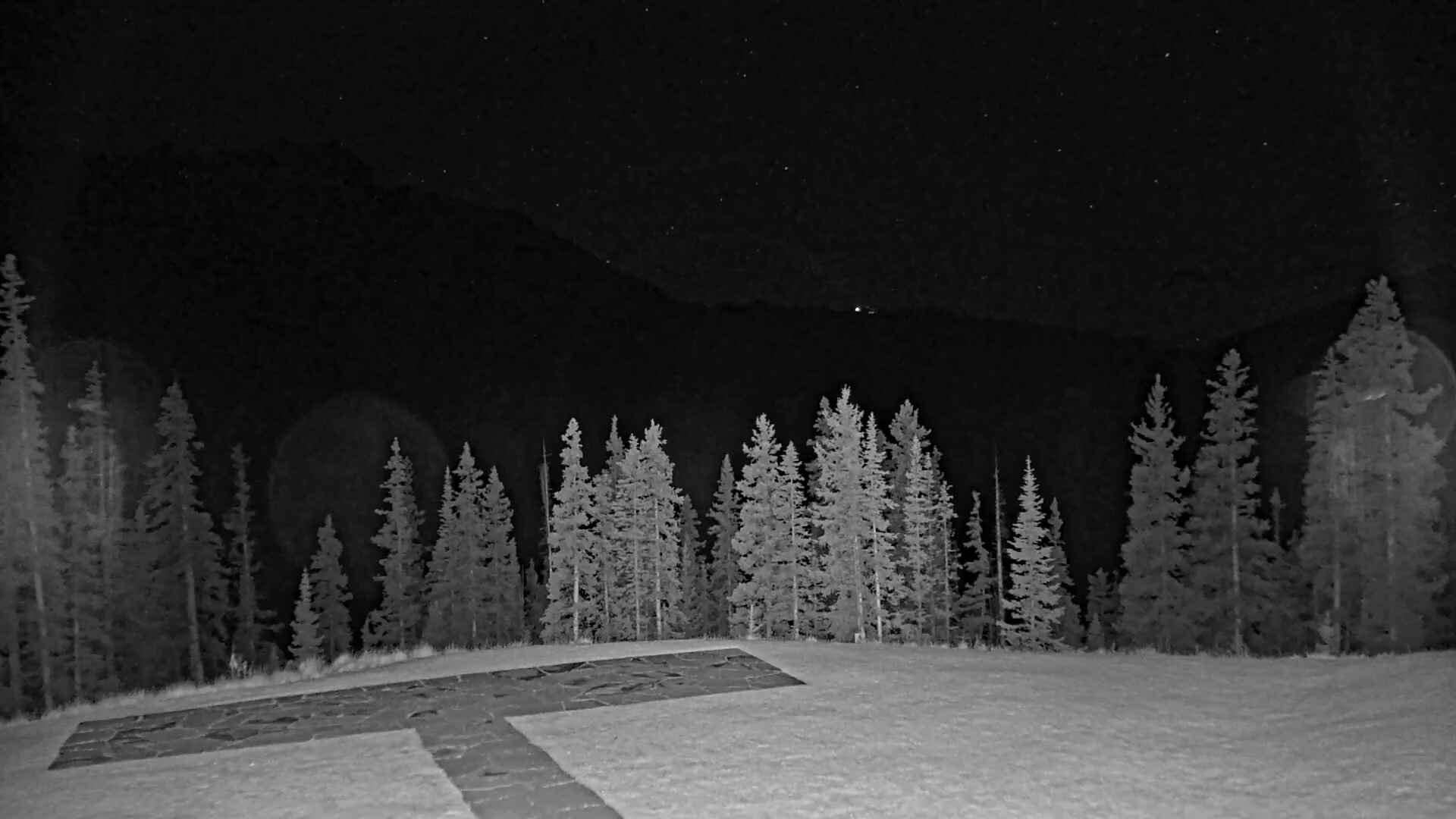 Telluride Black Iron Bowl snow cam captured at 3 October 2026 at 11:54 pm GMT-6